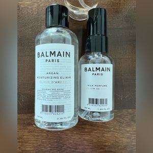 Balmain Hair Couture Argan Moisturizing Elixir + Balmain Silk perfume